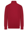 Paul Smith Mens Sweatshirt Zip Neck Zebra Badge Jumper in Red