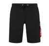 Alpha Industries Mens Shorts X Fit Cargo Sweat Shorts in Black