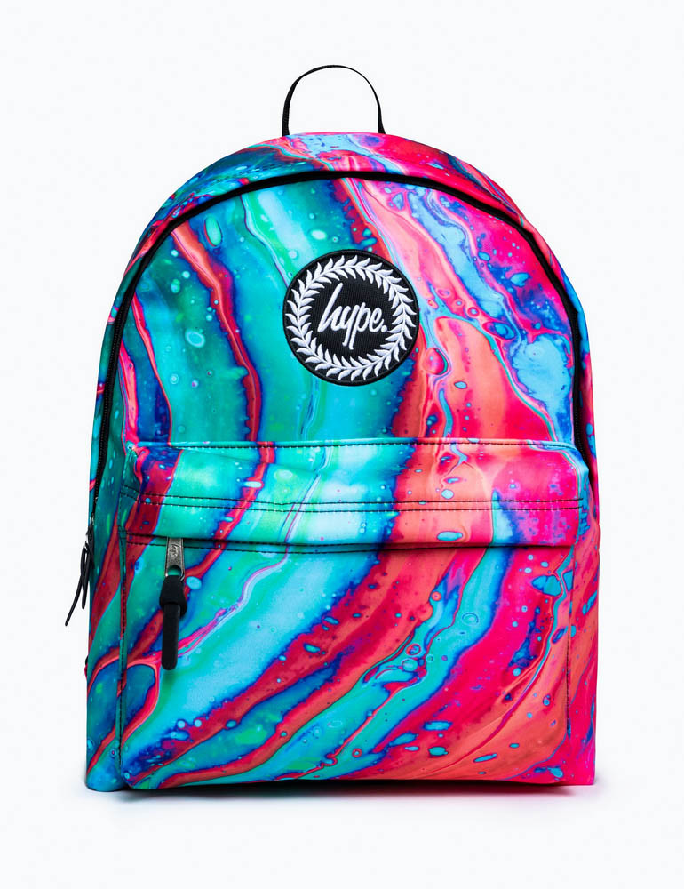 Hype Backpack in Liquid Lava Multi Colour