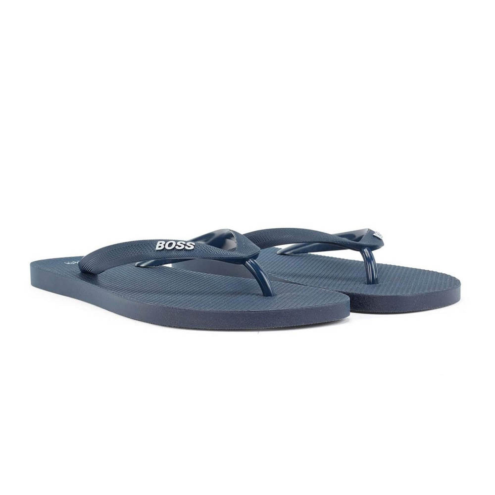 Hugo Boss Pacific Flip Flops in Dark Blue