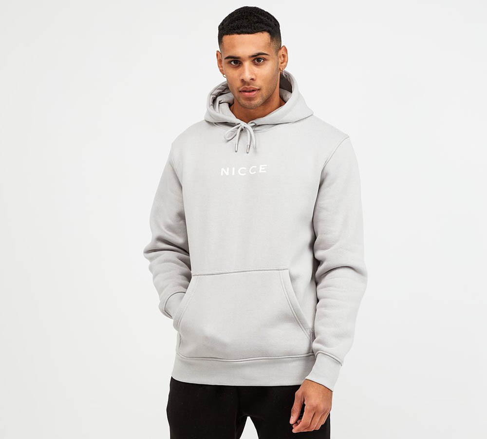 NICCE Mens Hoodie Centre Logo Hood in 