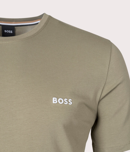 Hugo Boss Mens T-Shirt BOSS Mix & Match Tee in Light Pastel Green