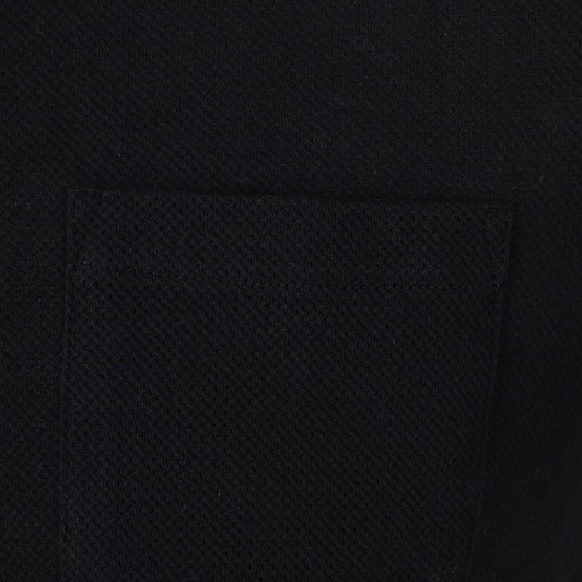 Sunspel Mens Polo Shirt Riviera Short Sleeve Polo in Black