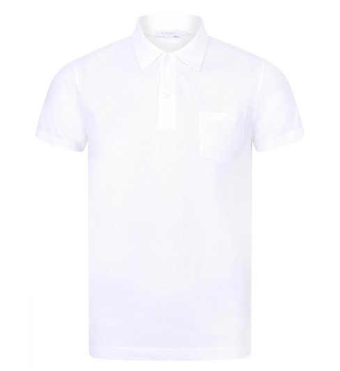 Sunspel Mens Polo Shirt Riviera Short Sleeve Polo