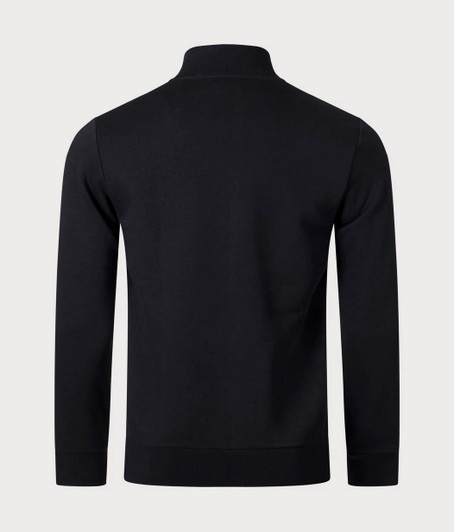 Lacoste Mens Track Top Full Zip Regular Fitted Track Jacket in Black