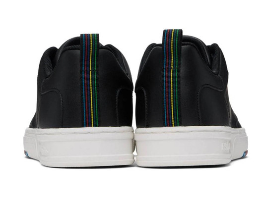 Paul Smith Mens Trainers Cosmos Leather Footwear in Black