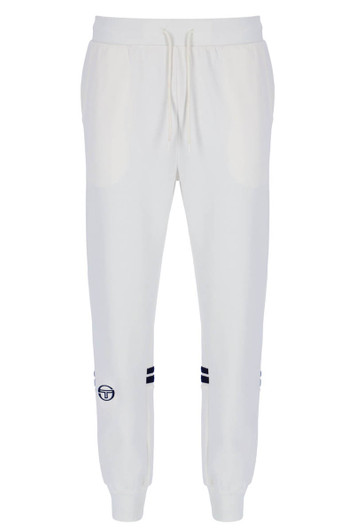 Sergio Tacchini Mens Track Pants Dallas 80's Vintage in Ivory