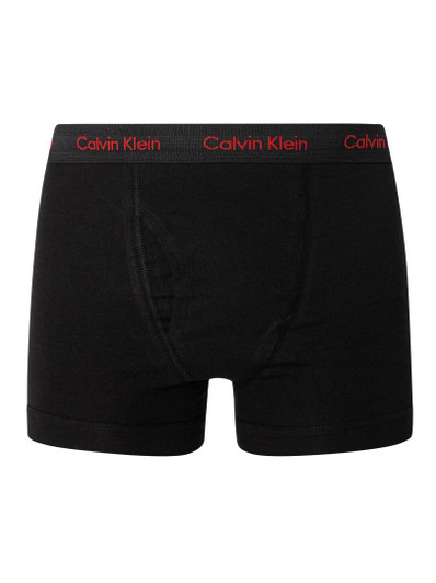 Calvin Klein 3 Pack Logo Branded Boxer Shorts in Black
