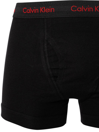 Calvin Klein 3 Pack Logo Branded Boxer Shorts in Black