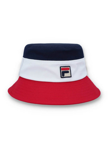 Fila Mens Bucket Hat FILA Vintage Logo Marco Hat