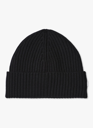 Lacoste Mens Wool Beanie in Black