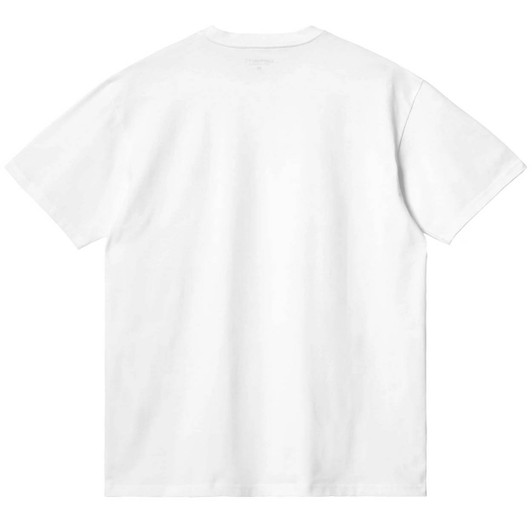Carhartt Mens T-Shirt WIP Chase Tee in White / Gold
