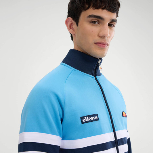 Ellesse Track Jacket Mens Rimini Track Top in Blue / Navy