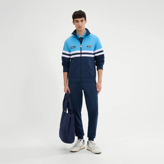 Ellesse Track Jacket Mens Rimini Track Top in Blue / Navy