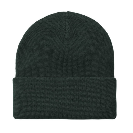 Carhartt Hat Mens Short Watch Beanie in Dark Fir Green