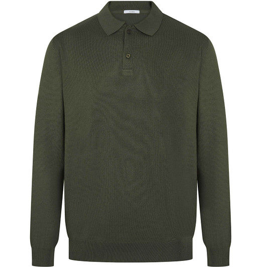 Seinse Polo Shirt Mens Short Sleeve Knit Polo in Green