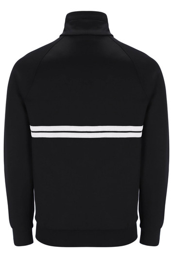 Sergio Tacchini Mens Track Top New Dallas Track Jacket in Black