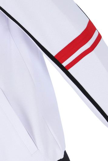 Sergio Tacchini Track Jacket Mens Frankie Track Top in White / Black