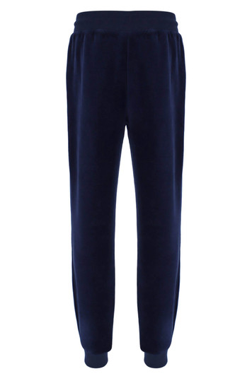 Sergio Tacchini Track Bottoms Velour Court Joggers in Maritime Blue