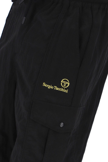 Sergio Tacchini Cargo Pants Maldini Trouser in Black