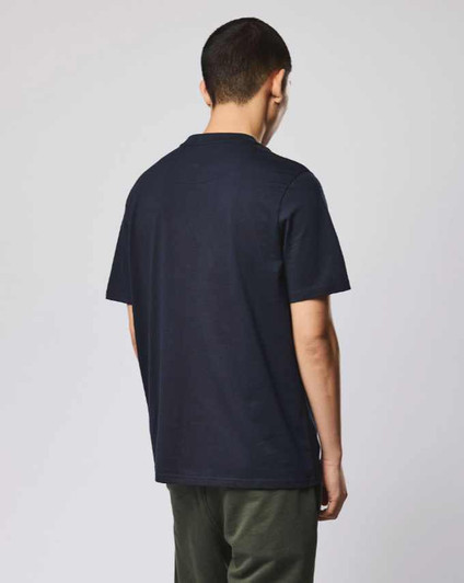 Weekend Offender Mens T-Shirt Casual Logo Tee in Navy Blue
