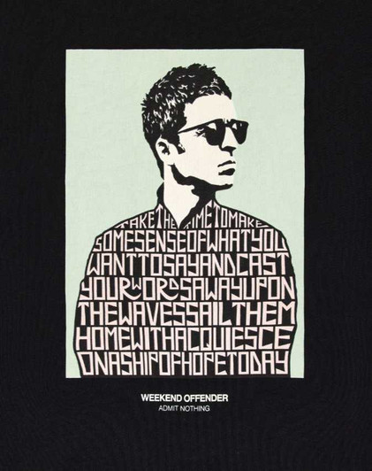 Weekend Offender Mens T-Shirt Gallagher Logo Camden Tee