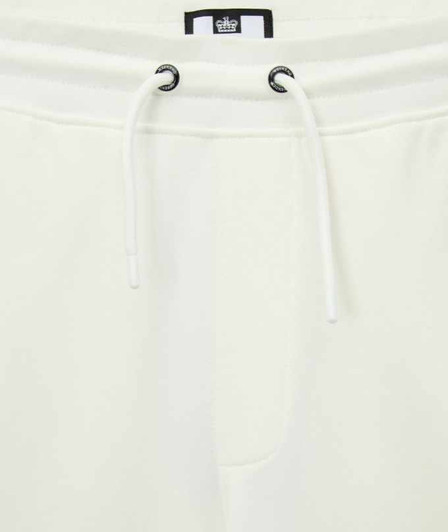 Weekend Offender Mens Shorts Hawkins Patch Logo Cotton Short in Ghost White