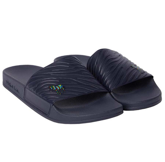 Paul Smith Mens Sliders Zed Summer Slides in Navy
