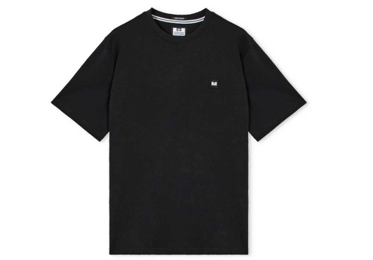 Weekend Offender Mens T-Shirt Brooklands Chest Logo Tee in Black