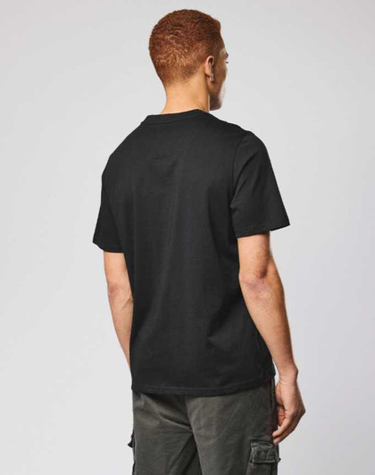 Weekend Offender Mens T-Shirt Brooklands Chest Logo Tee in Black