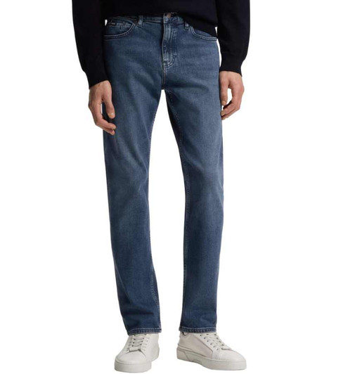 Boss Mens Jeans Hugo Boss H Delaware Comfort Stretch Slim Fit Jean in Blue