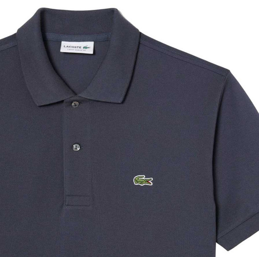 Lacoste Mens Polo Shirt L1212 Classic Fit in Dark Grey