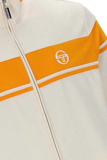 Sergio Tacchini Mens Damarindo Track Jacket in Sandshell / Orange