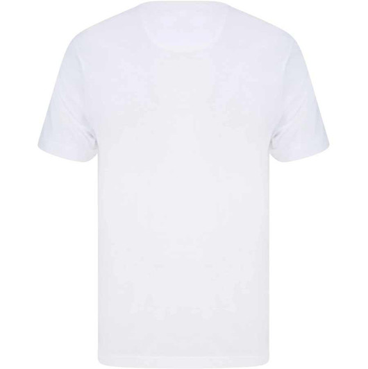 Farah Mens T-Shirt Danny Organic Cotton Tee in White