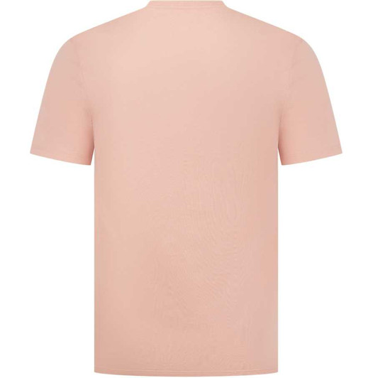 Lacoste Mens T-Shirt Loungewear Slim Fit Tee in Coral Pink