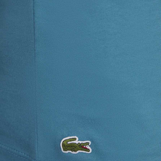 Lacoste Mens T-Shirt Loungewear Slim Fit Tee in Sky Blue