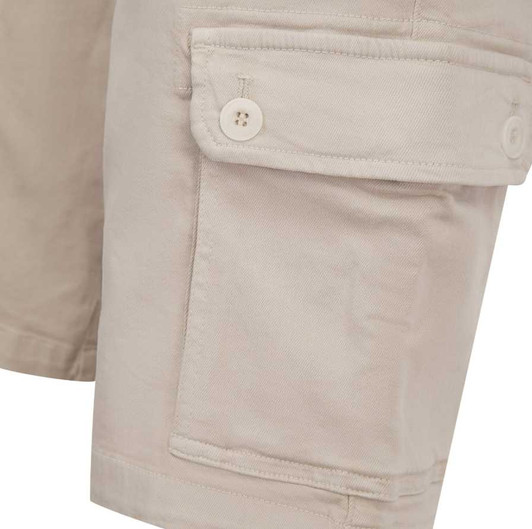 Replay Mens Shorts Vannie Hyperflex Cargo Short in Ivory