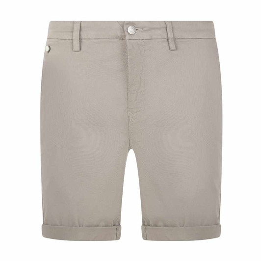 Replay Mens Shorts Benni Hyperflex Chino Short in Light Grey