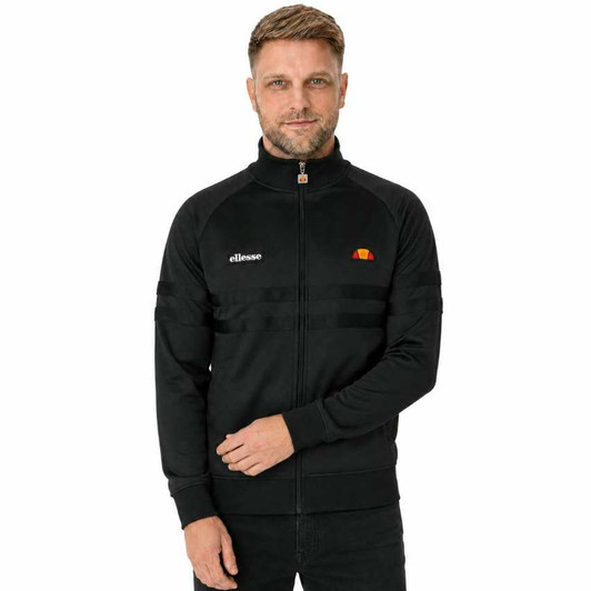 Ellesse Rimini Track Top Mens Tracksuit Jacket in Black