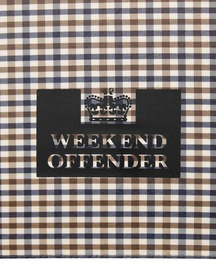 Weekend Offender Umbrella in House Check
