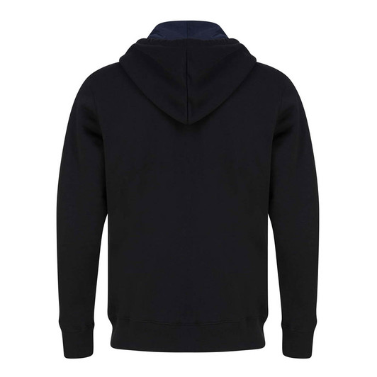 Paul Smith Zebra Badge Full Zip Hoodie in Black