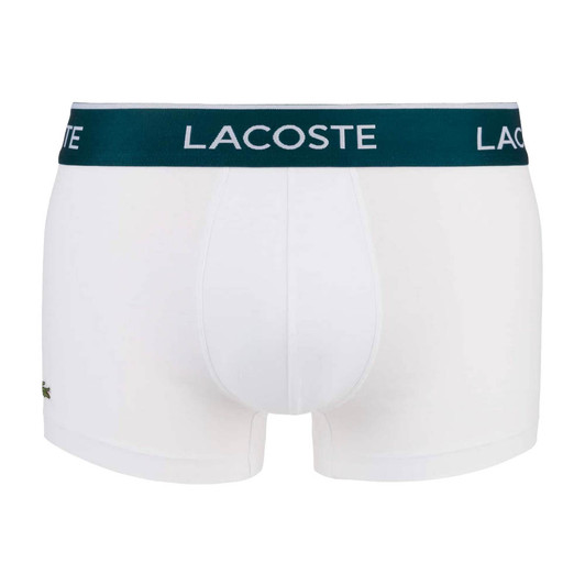 Lacoste 3 Pack Boxer Shorts in Black / White / Grey