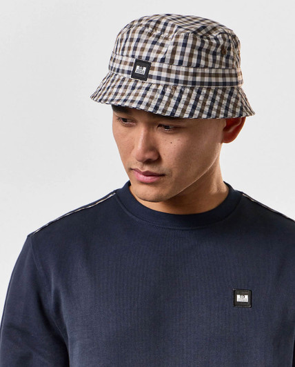 Weekend Offender Queensland Check Bucket Hat in Multi Check