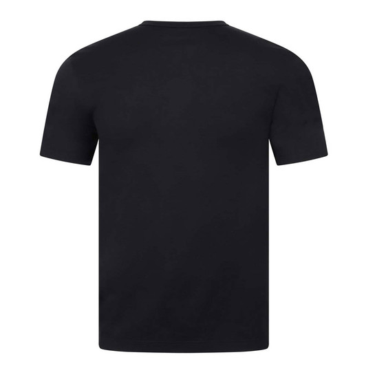 Sunspel Mens Cotton T-Shirt in Black