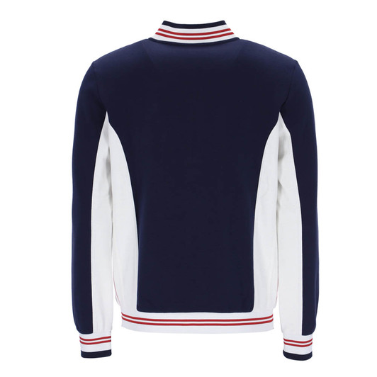 Fila Mens Track Top Settanta Fila Vintage Top in Peacoat Blue / Gardenia / Chinese Red