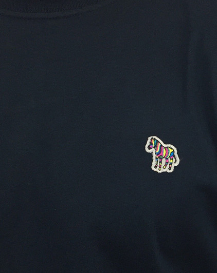 Paul Smith Zebra Badge T-Shirt in Navy Blue