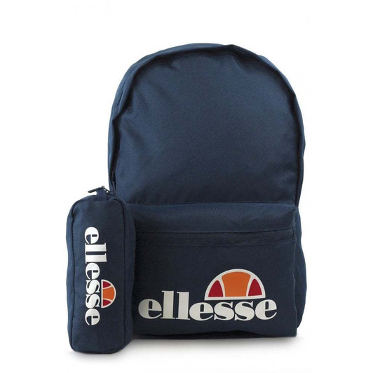 Ellesse Men's Rolby Backpack & Pencil case in Navy Blue