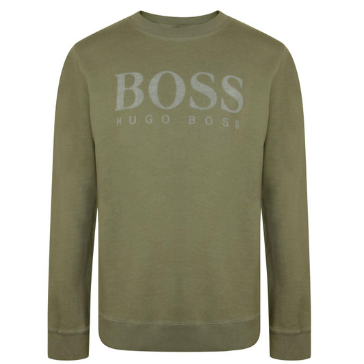 Hugo Boss Walker Branded Sweatshirt in Navy