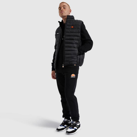 Ellesse Bardy Panel Body Gilet in Black