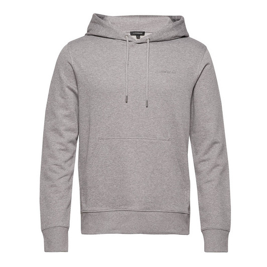 J Lindeberg Throw Hood Clean Hoody in Grey Melange